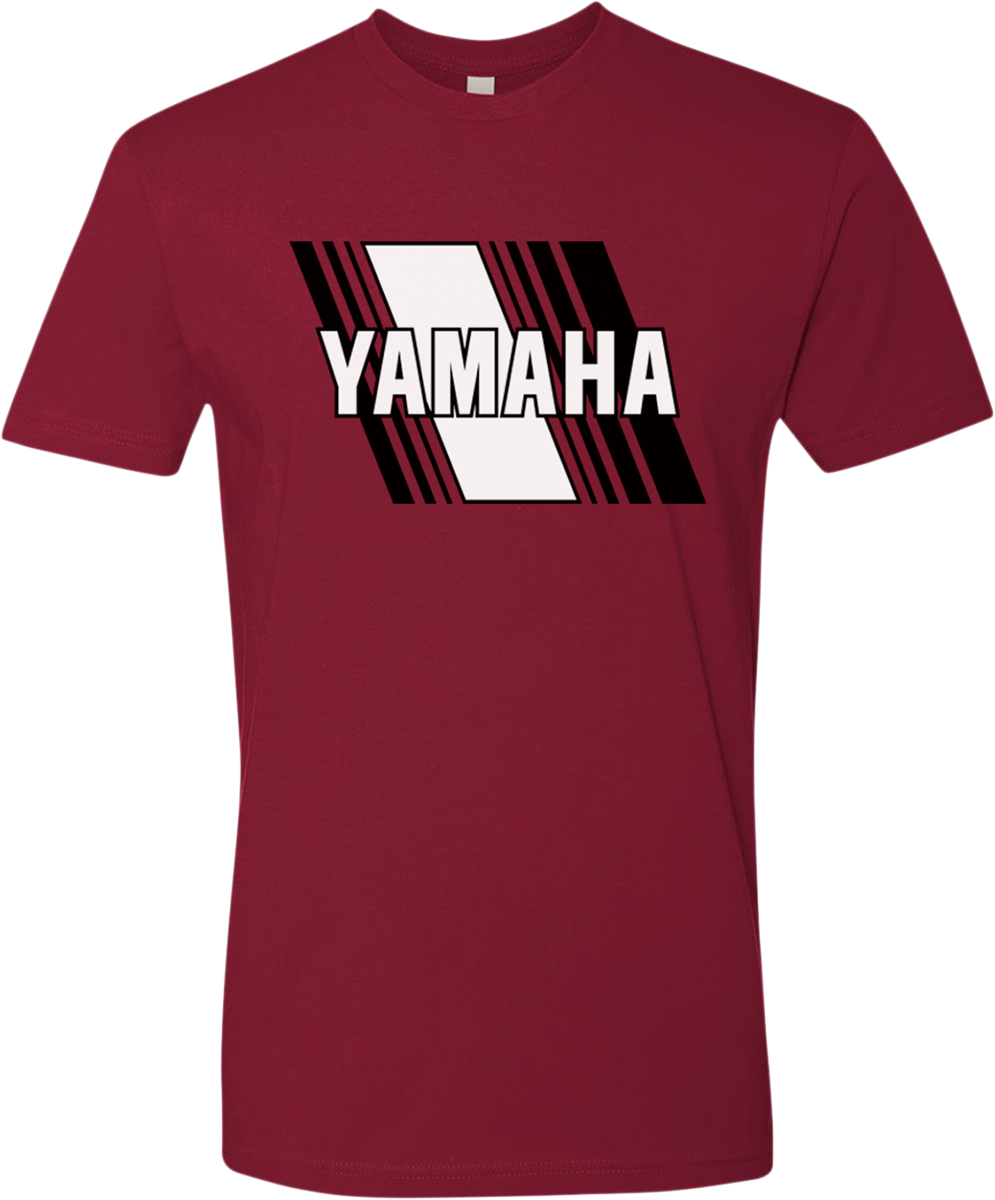 YAMAHA APPAREL Yamaha Heritage Diagonal T-Shirt - Red - Small NP21S-M3118-S