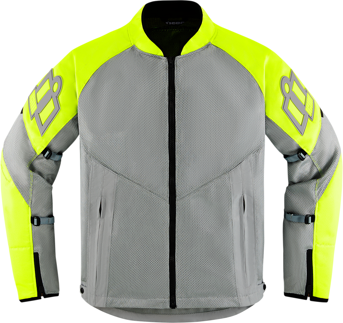 ICON Mesh AF* Jacket - Gray/Hi-Vis - Large 2820-5946