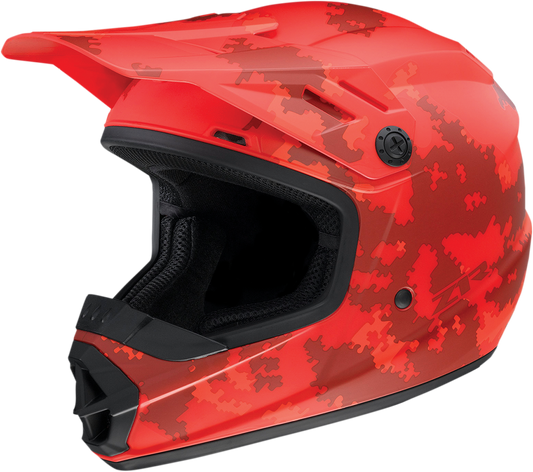 Z1R Youth Rise Helmet - Digi Camo - Red - Large 0111-1462