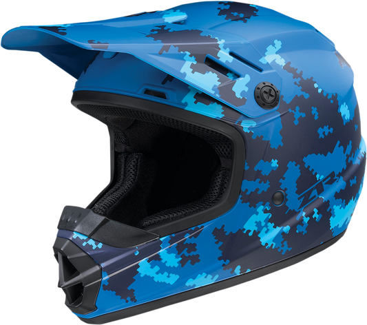 Z1R Youth Rise Helmet - Digi Camo - Blue - Large 0111-1465