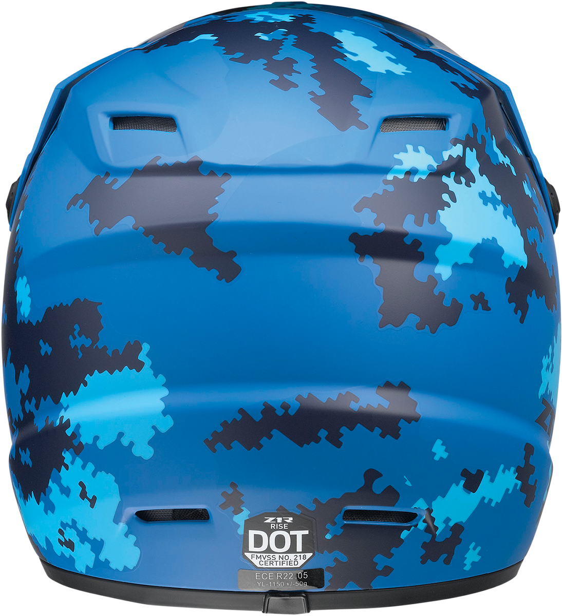 Z1R Youth Rise Helmet - Digi Camo - Blue - Large 0111-1465