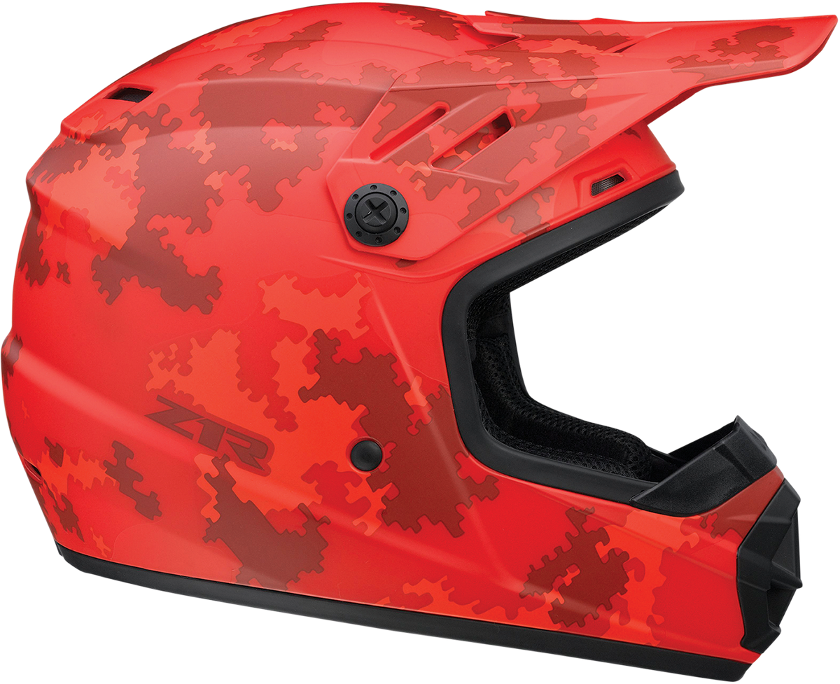 Z1R Youth Rise Helmet - Digi Camo - Red - Small 0111-1460