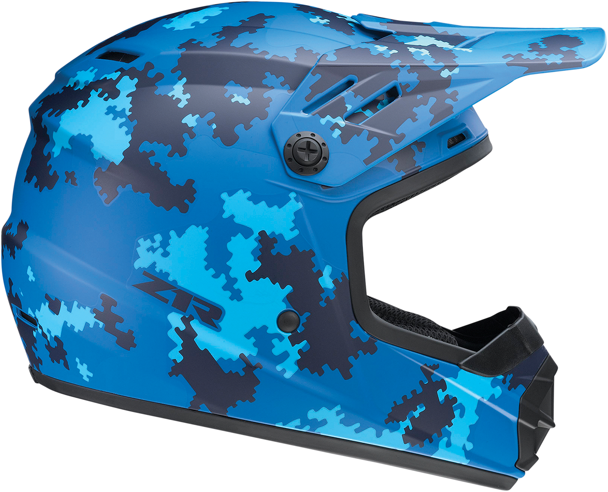 Z1R Youth Rise Helmet - Digi Camo - Blue - Large 0111-1465