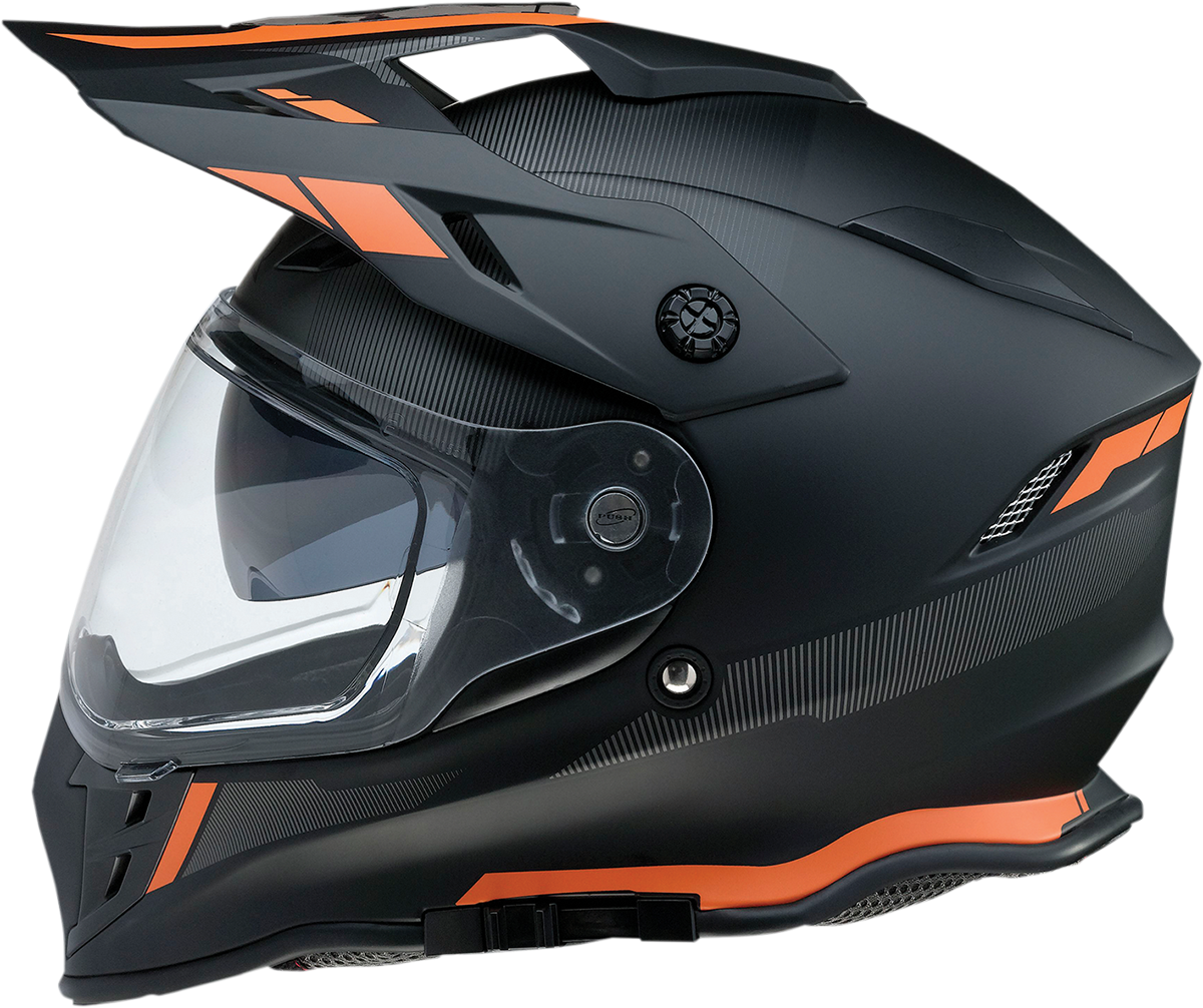 Z1R Range Helmet - Uptake - Black/Orange - Medium 0140-0116