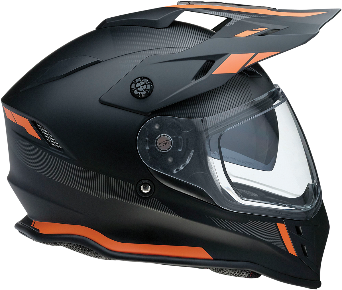 Z1R Range Helmet - Uptake - Black/Orange - Medium 0140-0116