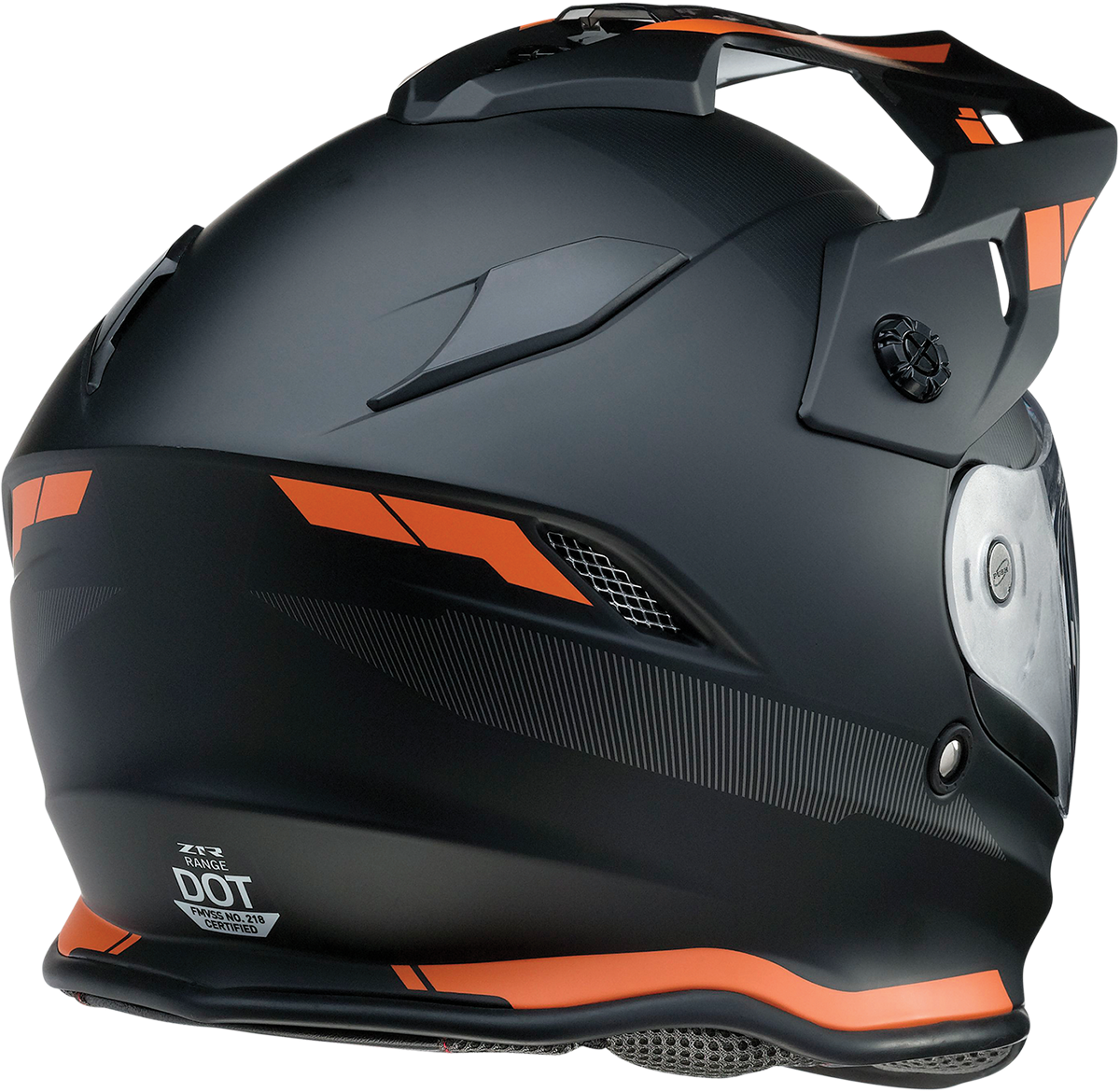 Z1R Range Helmet - Uptake - Black/Orange - Medium 0140-0116