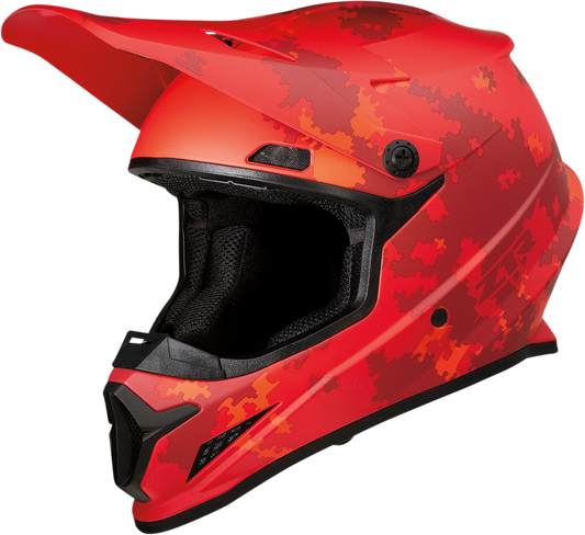 Z1R Rise Helmet - Digi Camo - Red - Large 0110-7283