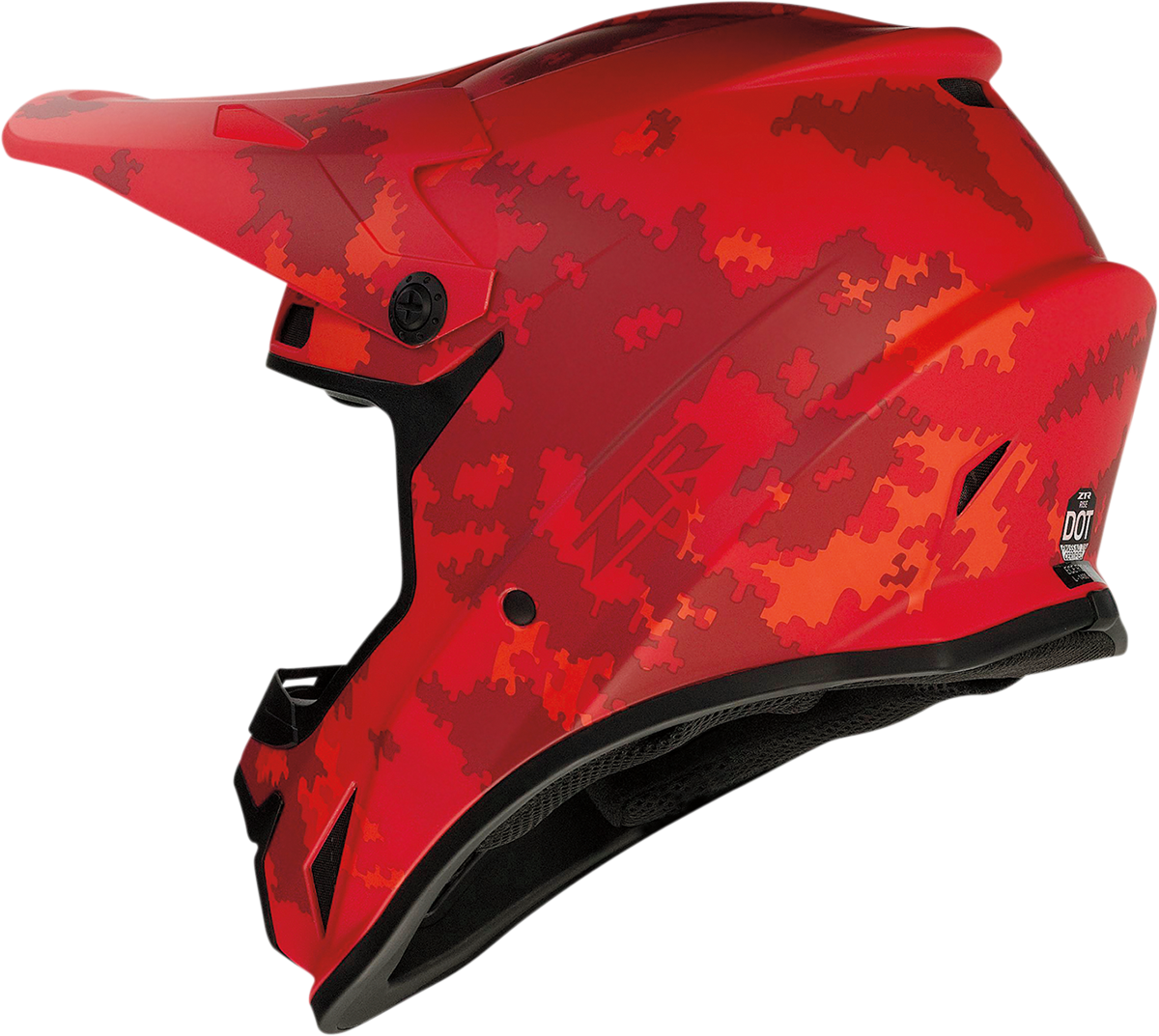 Z1R Rise Helmet - Digi Camo - Red - Medium 0110-7282