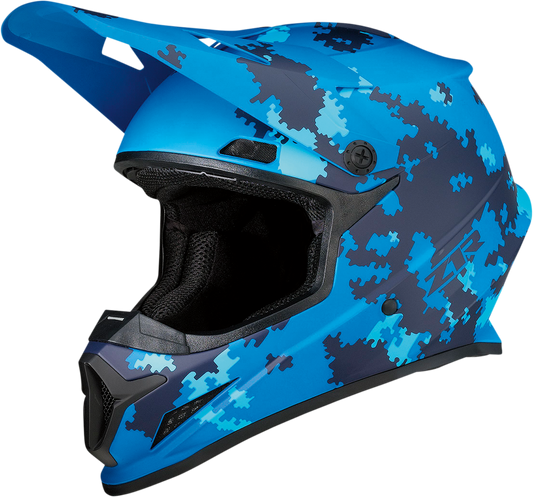 Z1R Rise Helmet - Digi Camo - Blue - 2XL 0110-7293