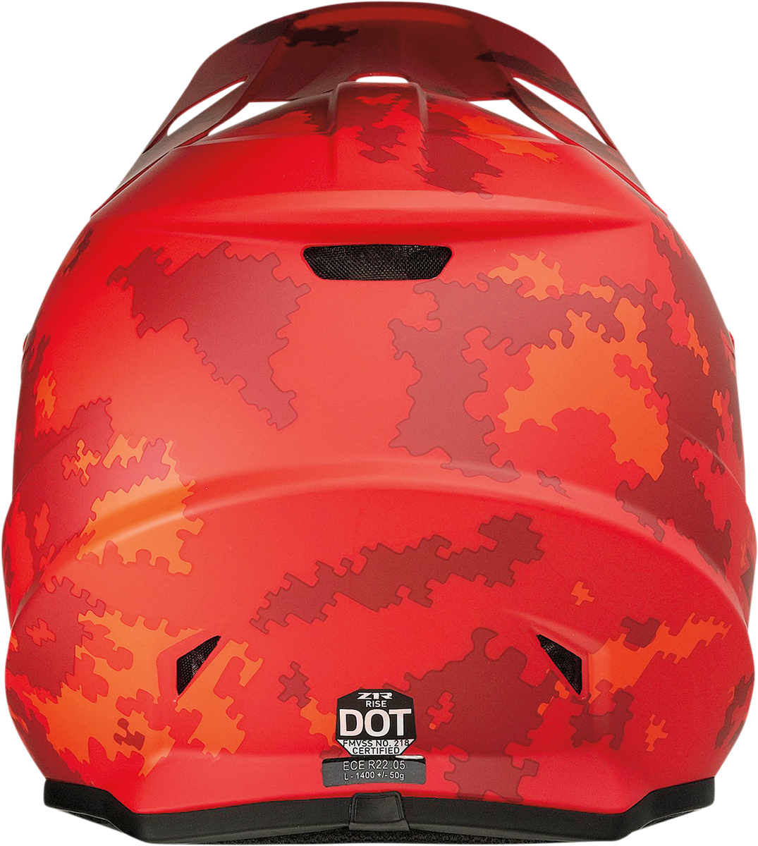 Z1R Rise Helmet - Digi Camo - Red - Medium 0110-7282