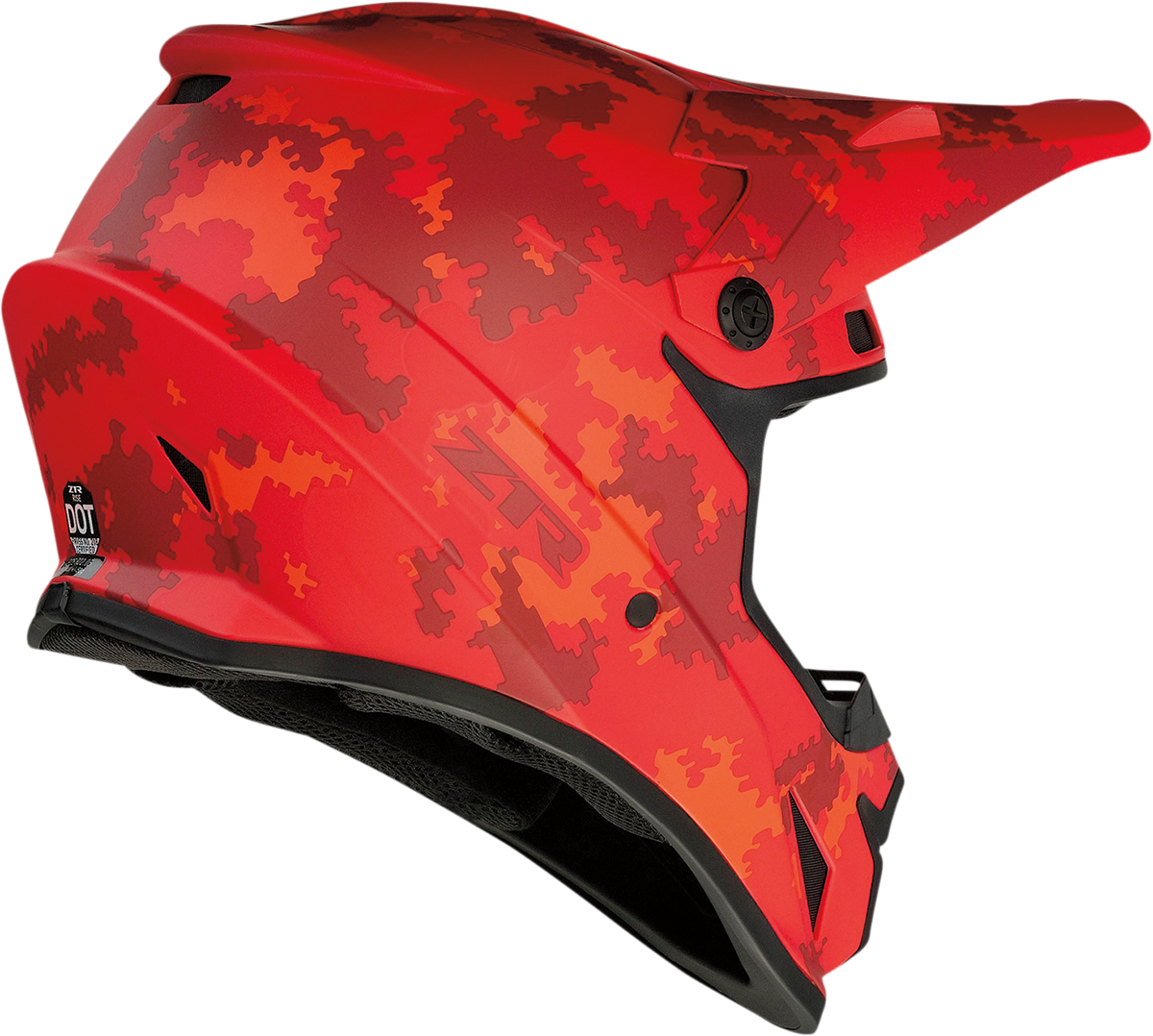 Z1R Rise Helmet - Digi Camo - Red - Medium 0110-7282