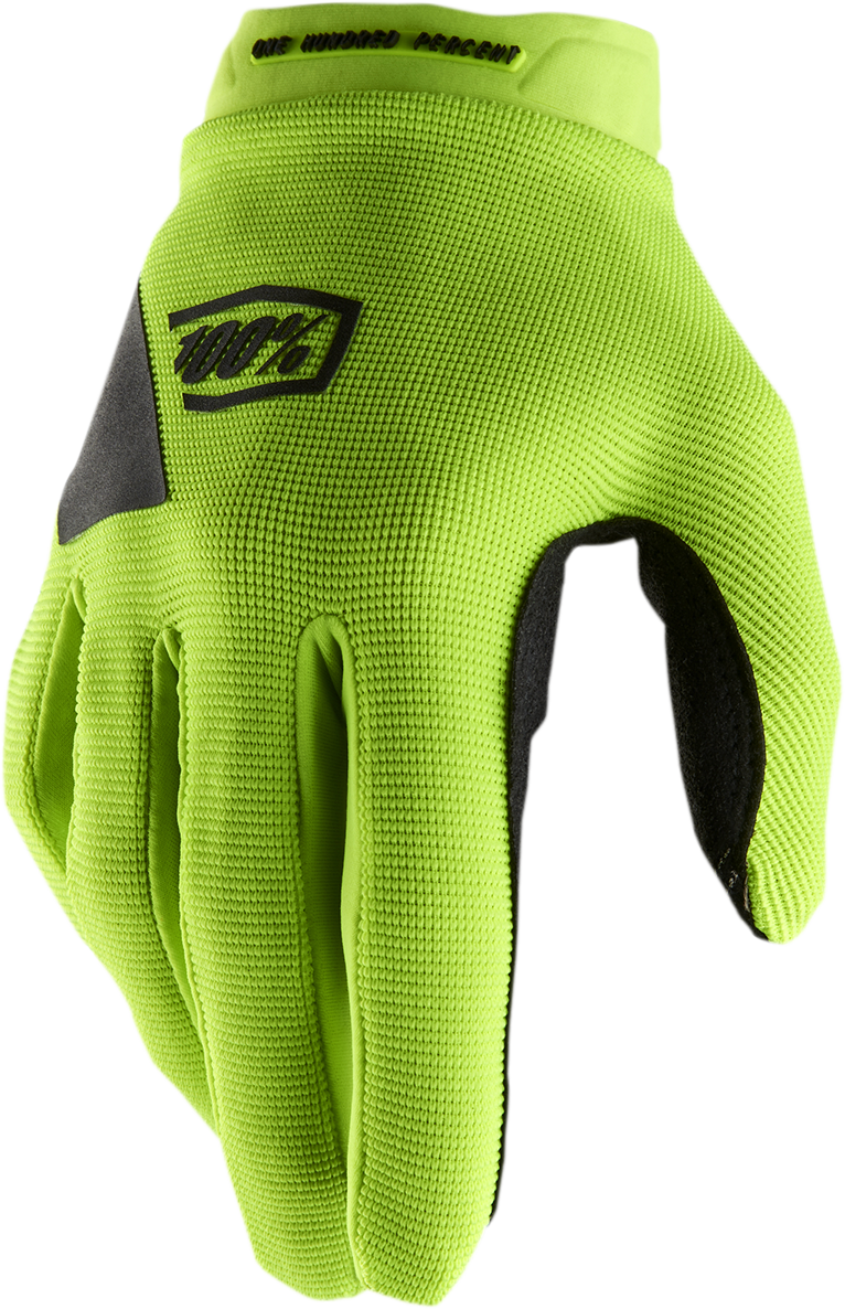 100% Women's Ridecamp Gloves - Yellow/Black - XL 10013-00009