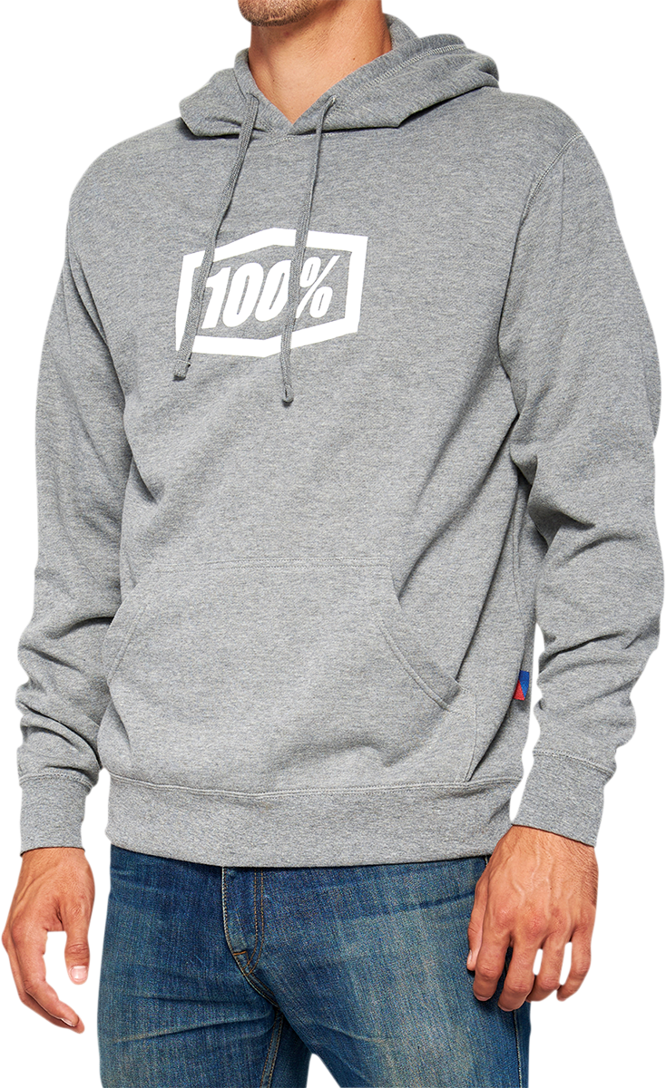 100% Icon Pullover Hoodie - Gray - 2XL 20029-00019