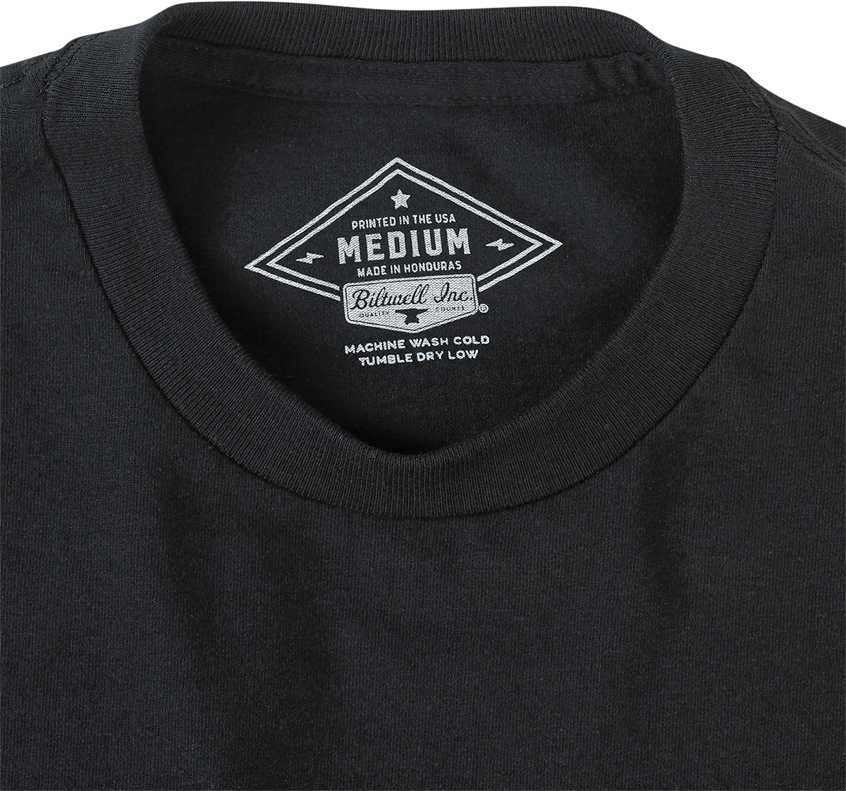 BILTWELL Damaged T-Shirt - Black - Large 8101-073-004