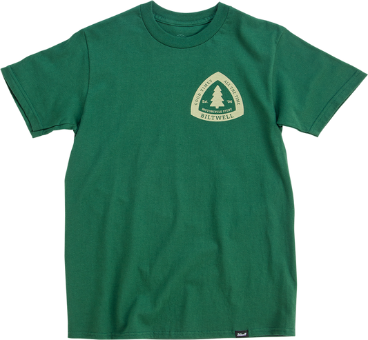 BILTWELL Good Times T-Shirt - Olive - Small 8101-075-002