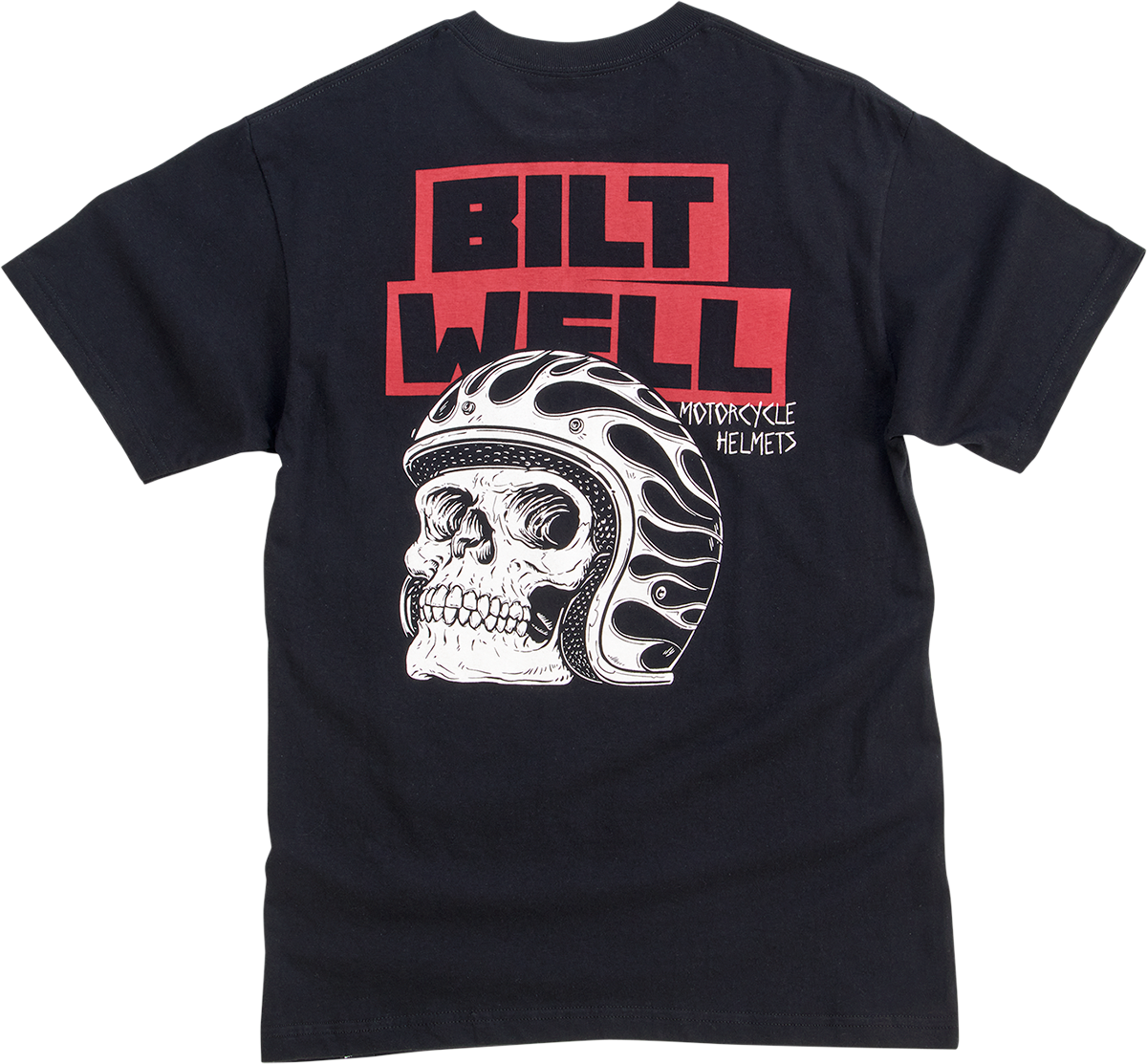 BILTWELL Skull Pocket T-Shirt - Black - Small 8102-077-002