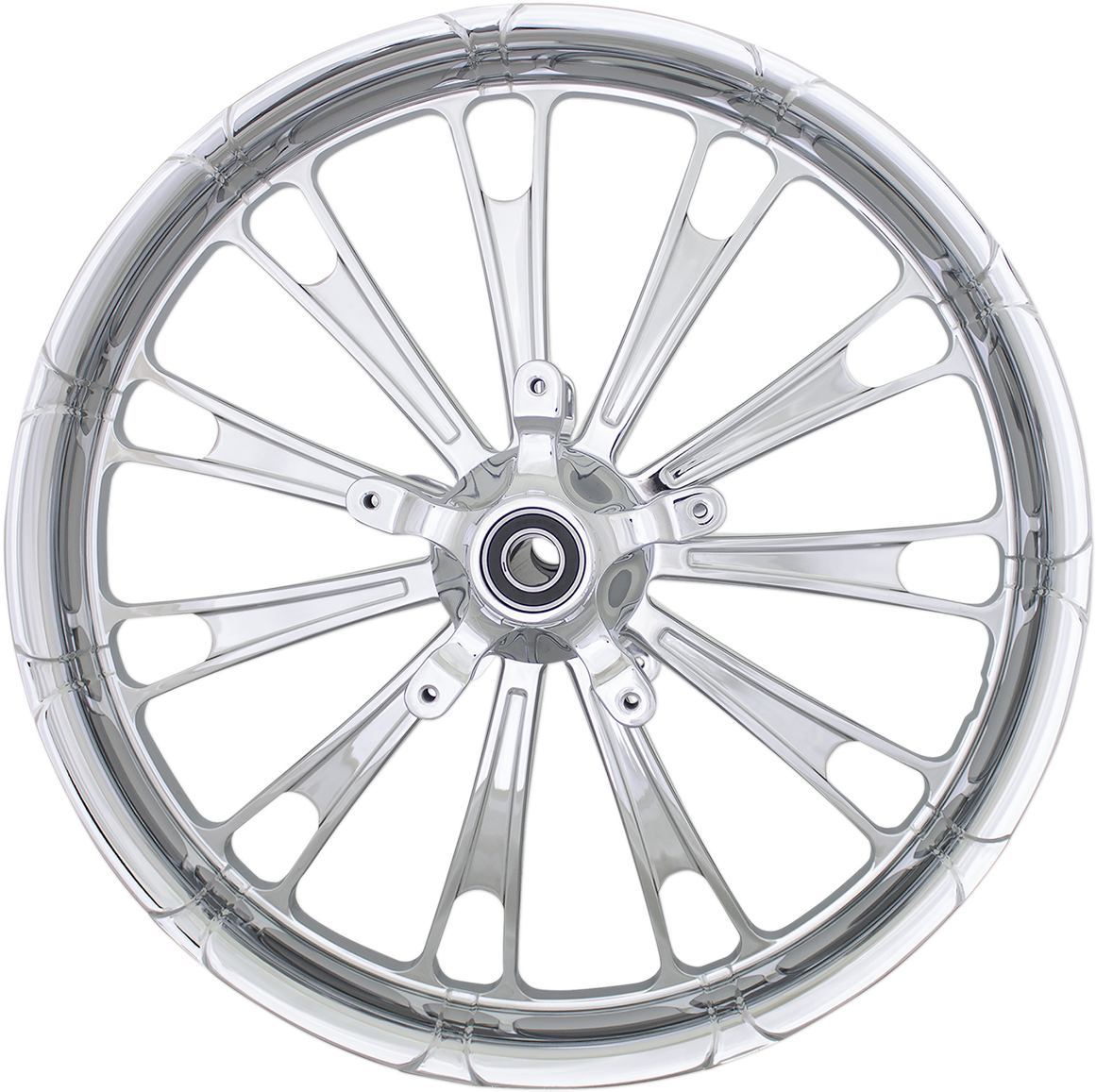 COASTAL MOTO Front Wheel - Fuel - Dual Disc/ABS - Chrome - 19"x3.00" - FL FUL-193-CH-ABST