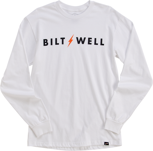 BILTWELL Futura Long-Sleeve T-Shirt - White - XL 8104-082-005