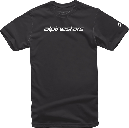 ALPINESTARS Linear Wordmark T-Shirt - Black/Gray - XL 1212720201011XL