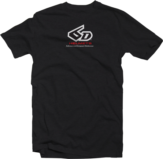 6D HELMETS 6D Classic Logo T-Shirt - Black - Large 50-3547