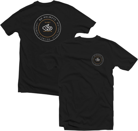 6D HELMETS 6D Company T-Shirt - Black -    Small 50-4315