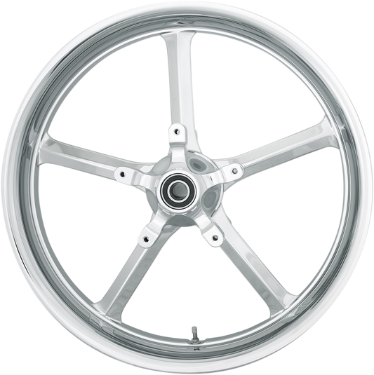 COASTAL MOTO Rear Wheel - Rockstar - Single Disc/ABS - Chrome - 16"x5.50" - FL ROC-165-CH-ABST