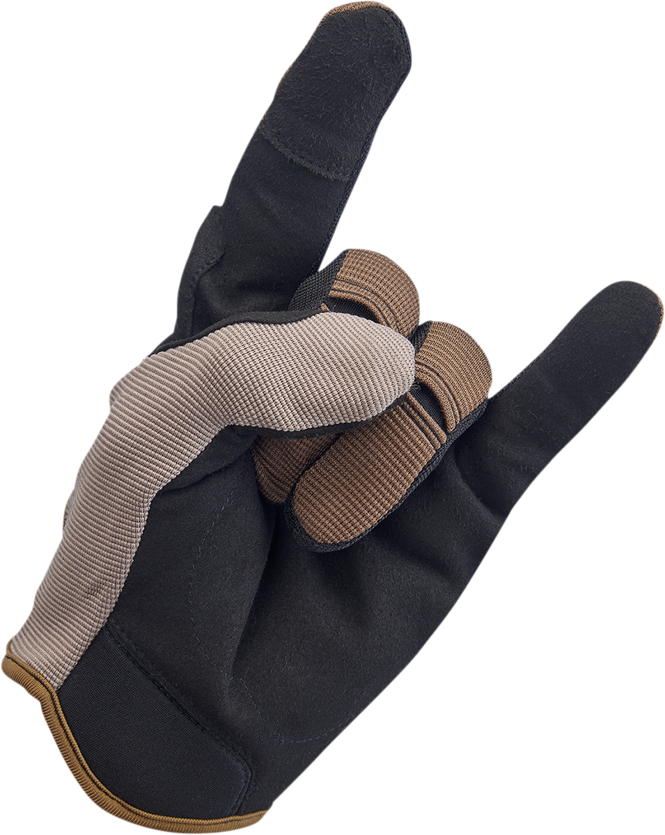 BILTWELL Moto Gloves - Coyote/Black - XL 1501-1301-005