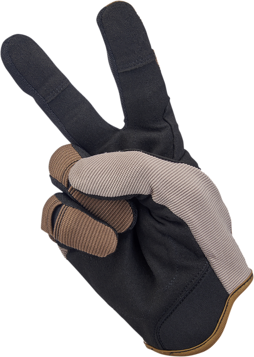 BILTWELL Moto Gloves - Coyote/Black - XL 1501-1301-005