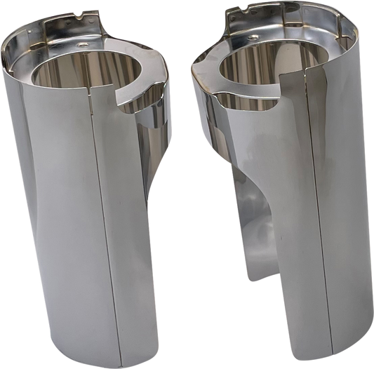ARLEN NESS Fork Boot Cover - Chrome 125-001