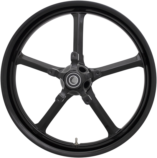 COASTAL MOTO Front Wheel - Rockstar - Dual Disc/ABS - Black - 21"x3.25" - FL ROC-213-B-ABST