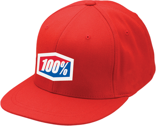 Official Hat - Flexfit - Red - Small/Medium