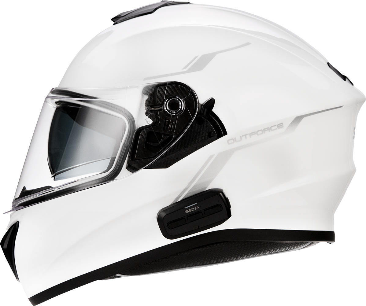 SENA OutForce Helmet - Glossy White - Medium OUTFORCE-GW00M