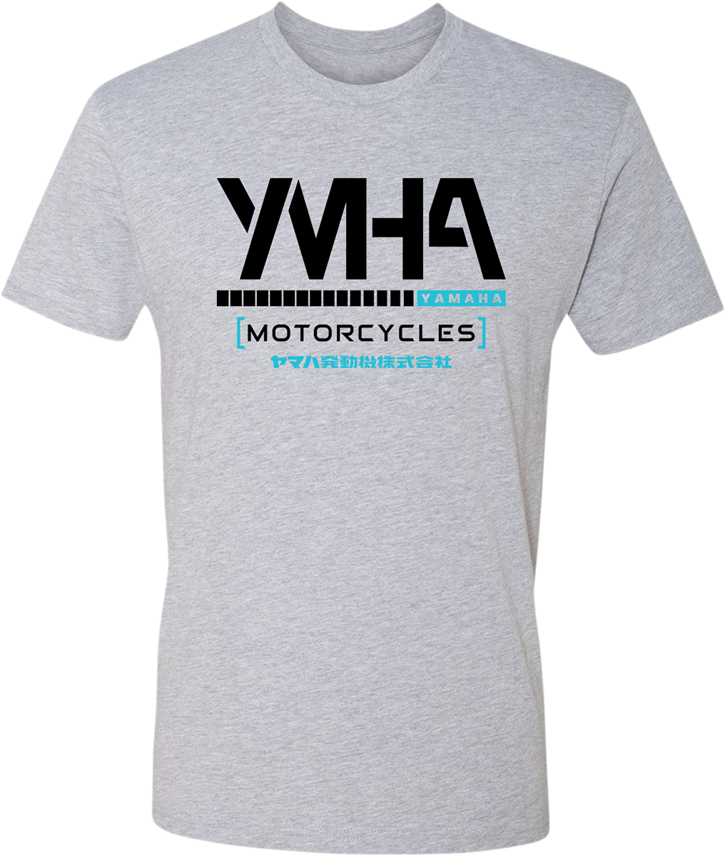 YAMAHA APPAREL Yamaha Rev T-Shirt - Heather Gray - 2XL NP21S-M3141-2X