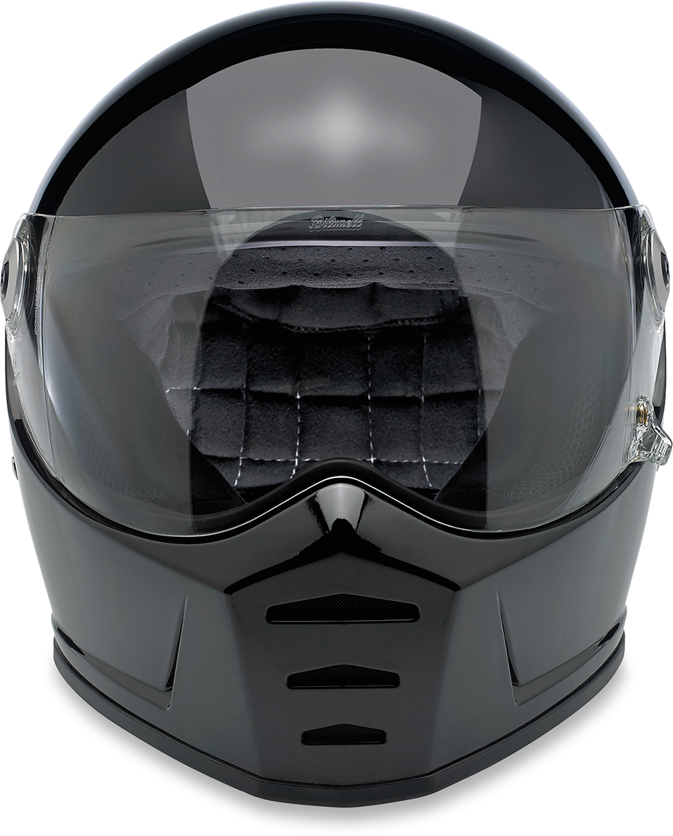 BILTWELL Lane Splitter Helmet - Gloss Black - XS 1004-101-101