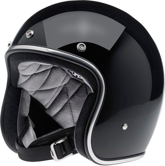 BILTWELL Bonanza Helmet - Gloss Black - Large 1001-101-204