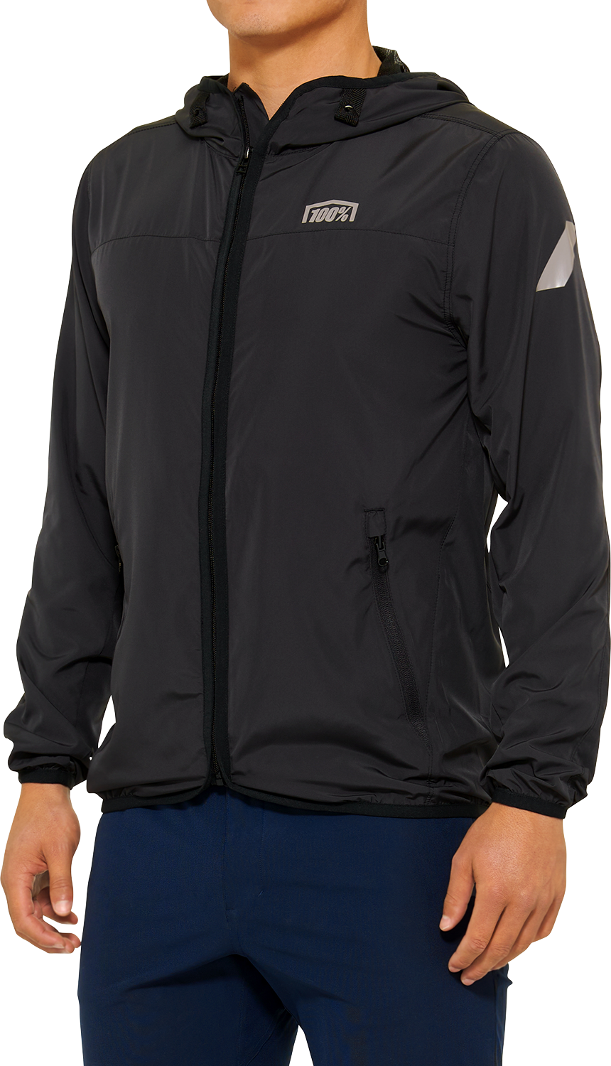 100% Klutch Jacket - Black - XL 20041-00003