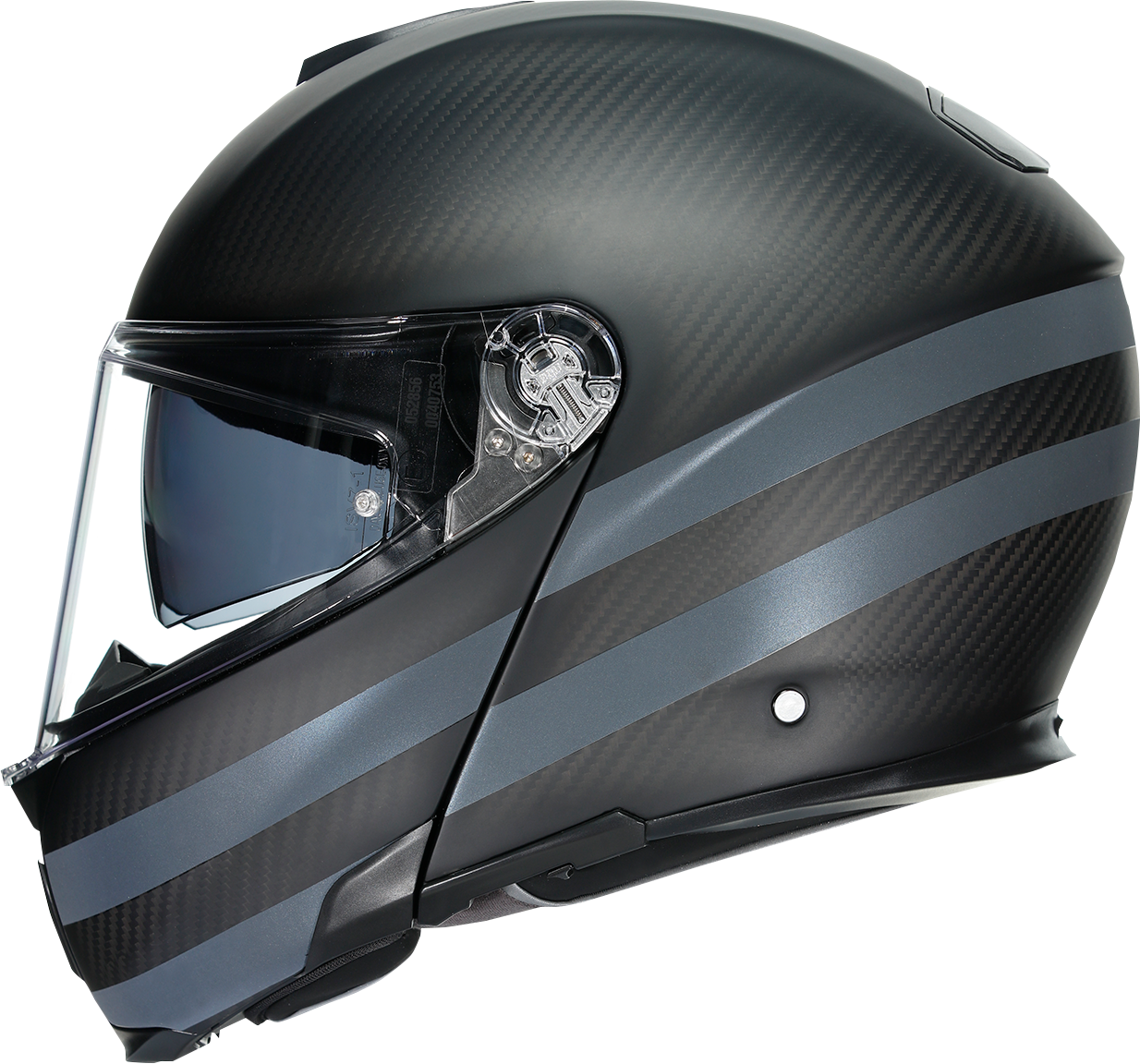 AGV SportModular Helmet - Dark Refractive - Carbon/Black - Medium 211201O2IY01412