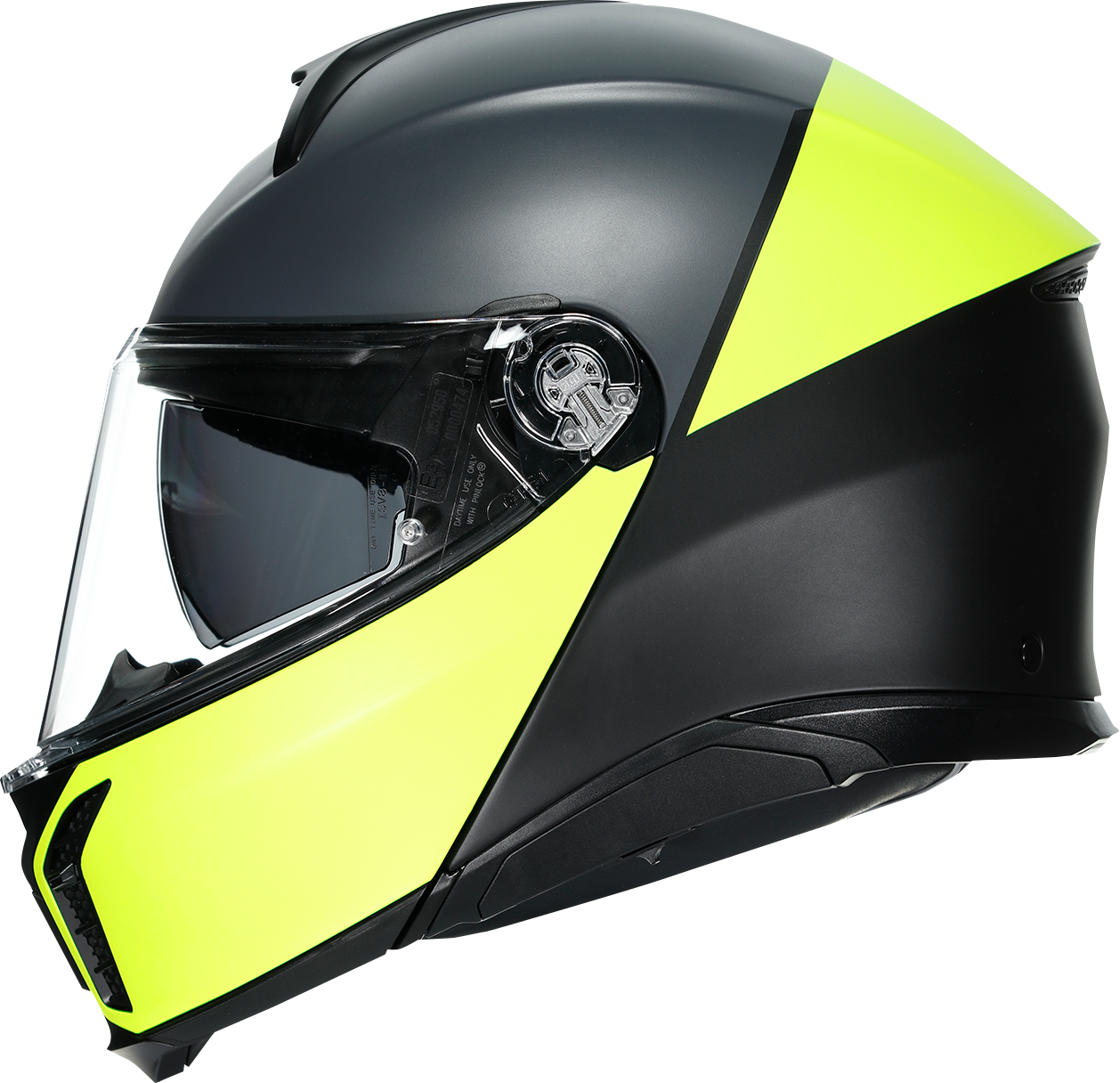 AGV Tourmodular Helmet - Balance - Black/Yellow Fluo/Gray - Small 211251F2OY00110
