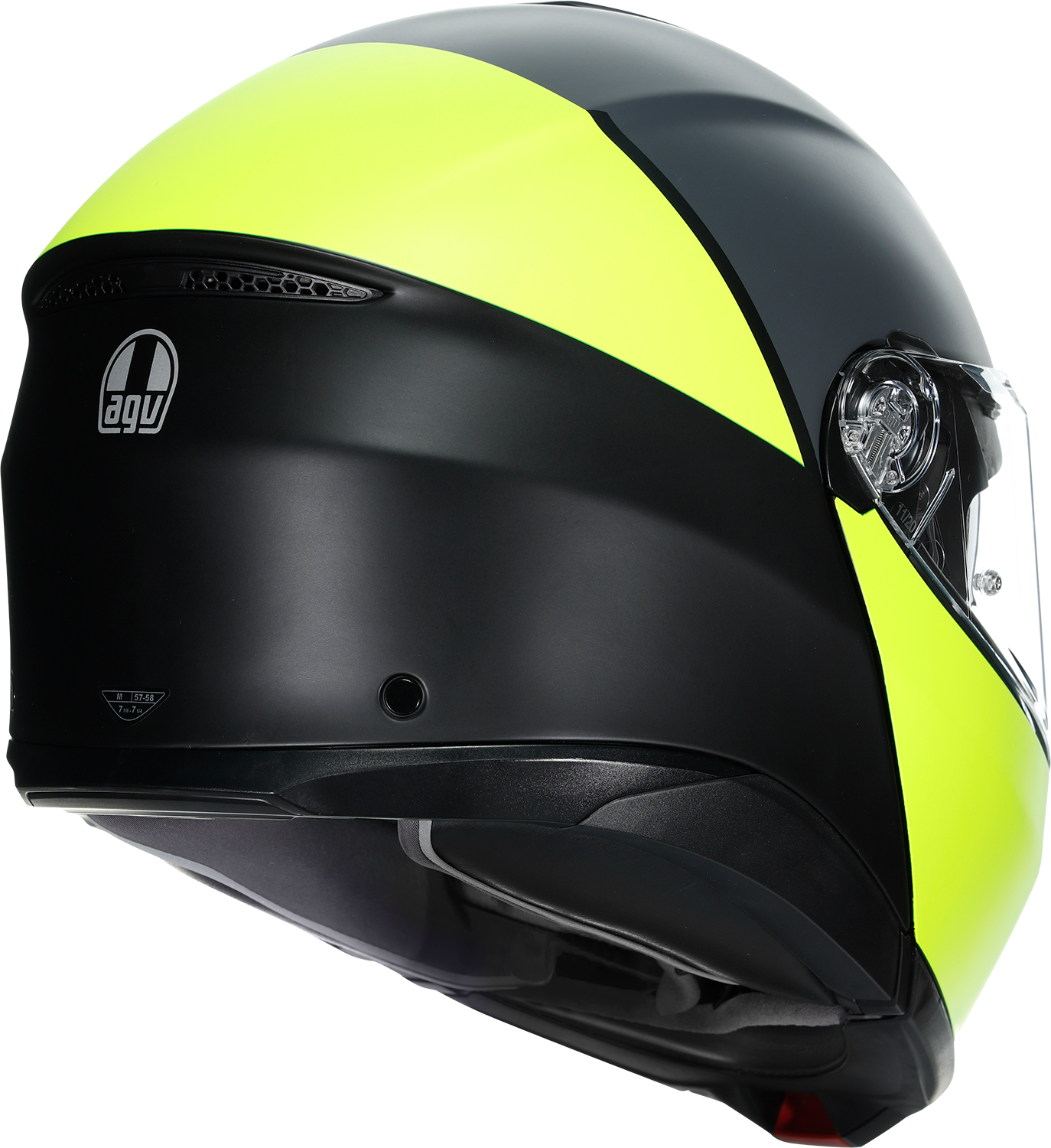 AGV Tourmodular Helmet - Balance - Black/Yellow Fluo/Gray - Small 211251F2OY00110