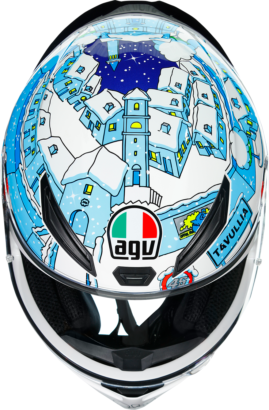 agv k1 rossi helmet AGV K1 Helmet - Rossi Winter Test 2017