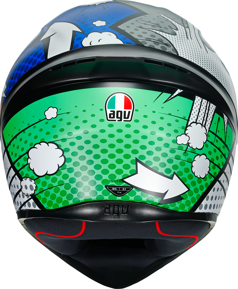 AGV K1 Helmet - Bang - Matte Italy/Blue - Small 210281O2I005905
