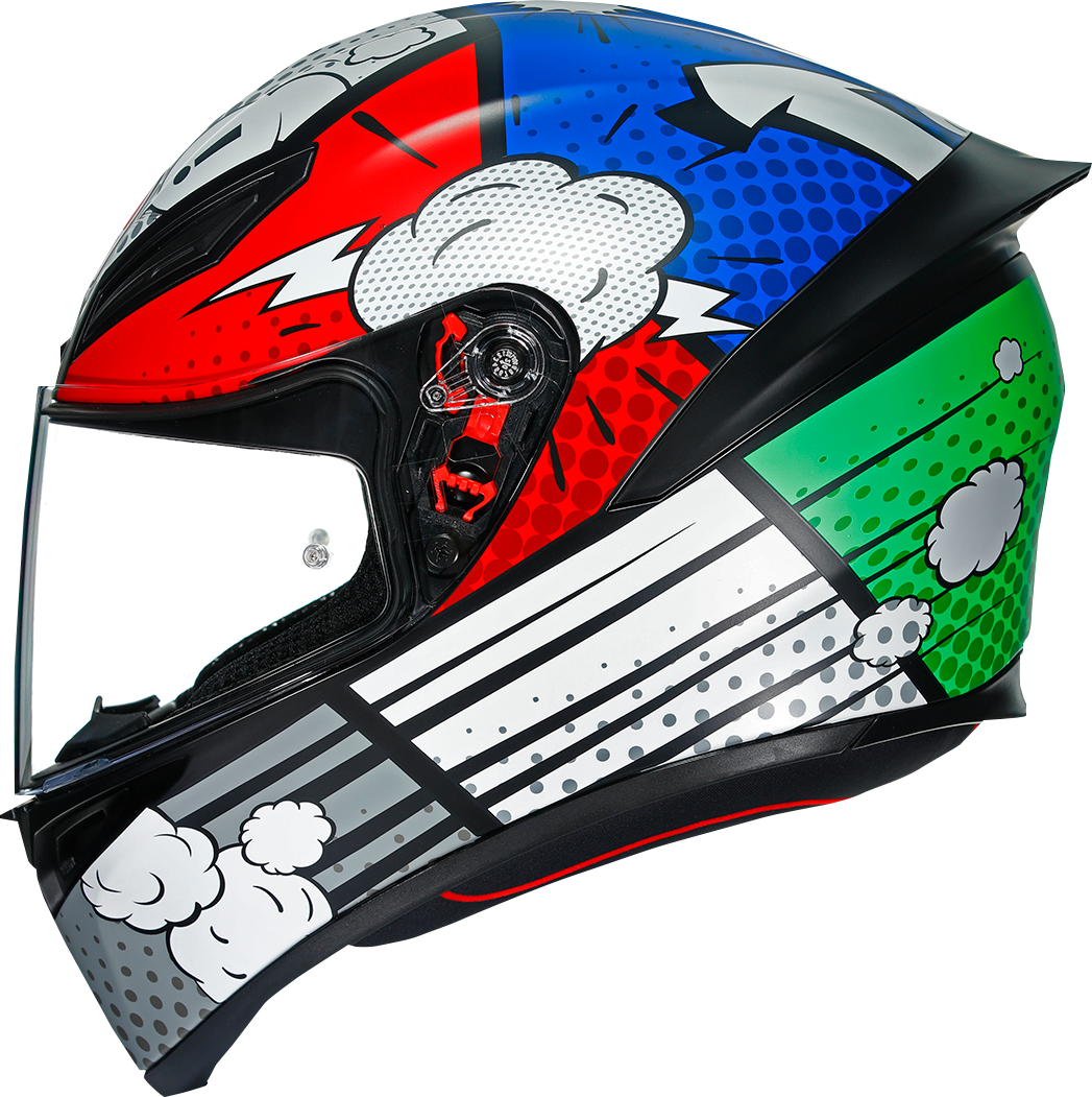 AGV K1 Helmet - Bang - Matte Italy/Blue - Small 210281O2I005905