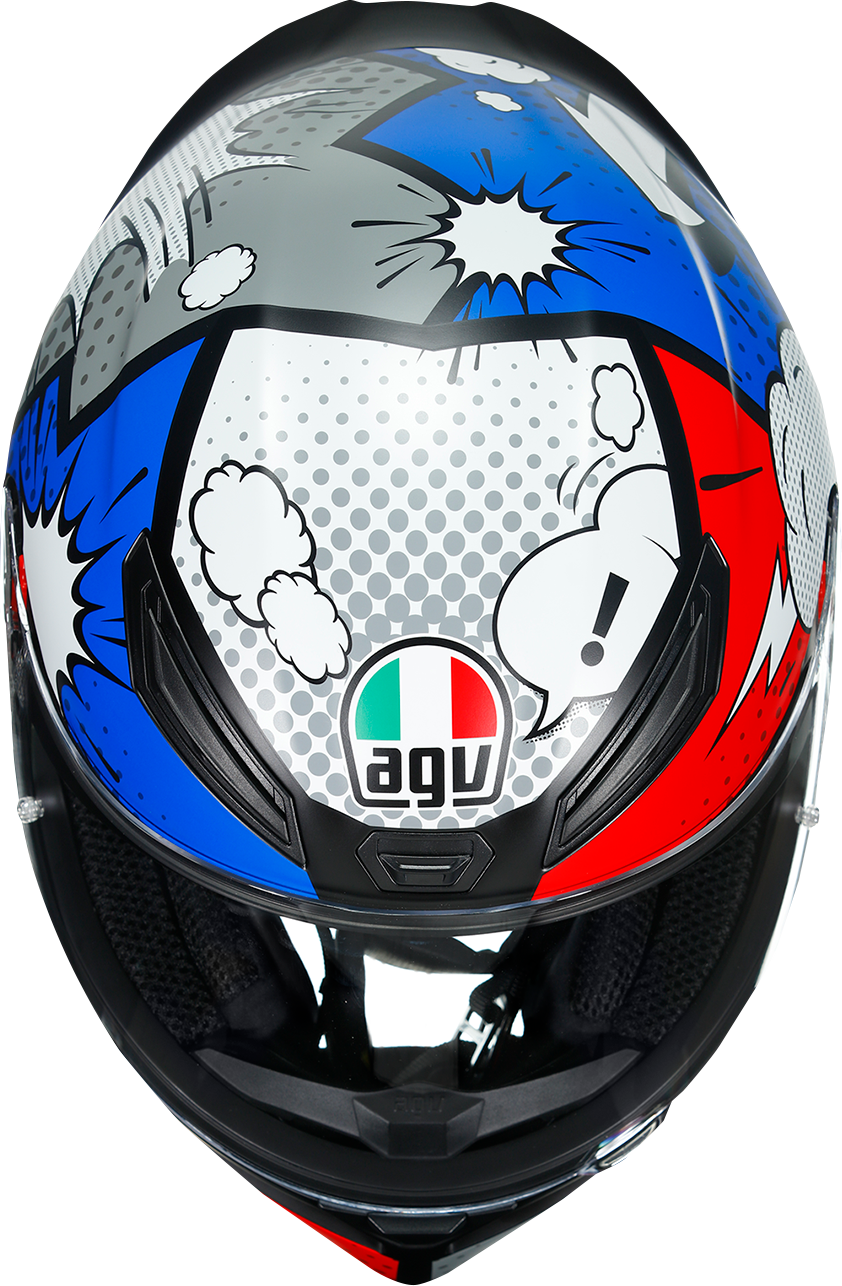 AGV K1 Helmet - Bang - Matte Italy/Blue - Small 210281O2I005905