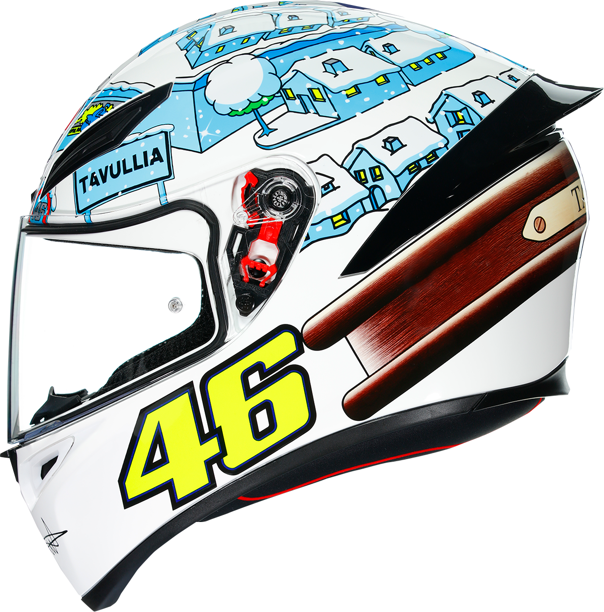 AGV K1 Helmet - Rossi Winter Test 2017 - XL 210281O0I002010