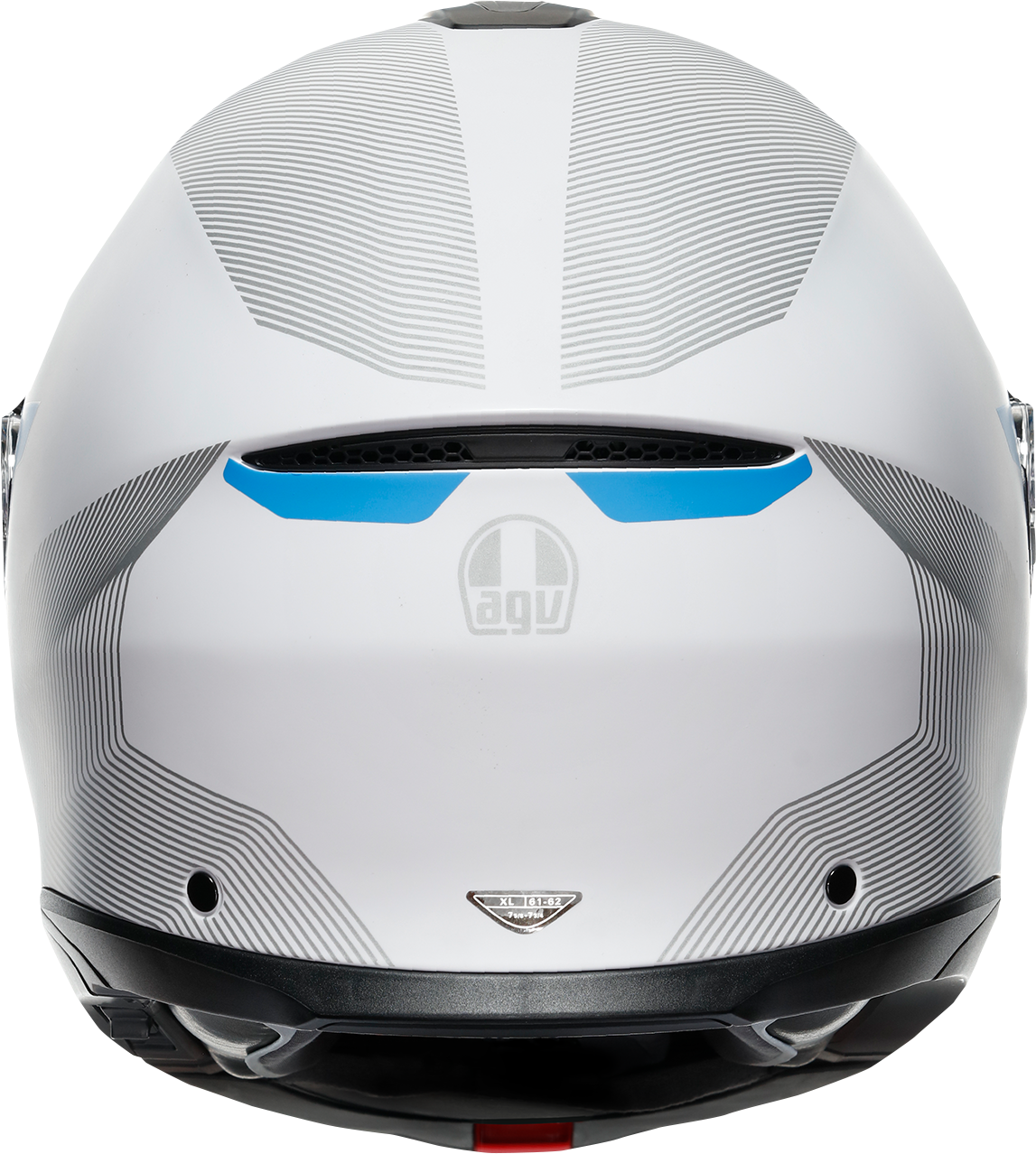 AGV Tourmodular Helmet - Frequency - Light Gray/Blue - 2XL 211251F2OY00616