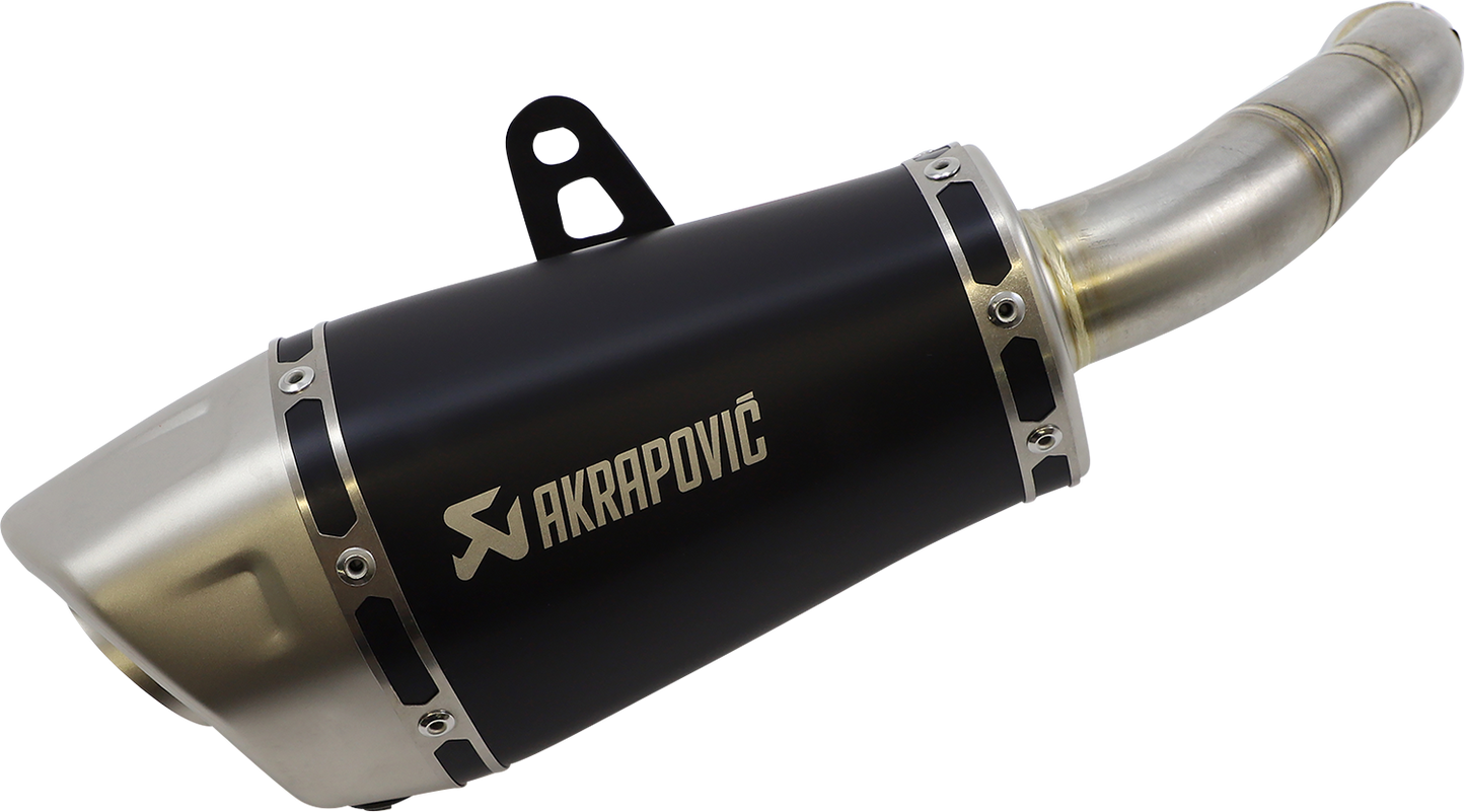 AKRAPOVIC Slip-On Muffler - Titanium S-H125SO4ASZTBL
