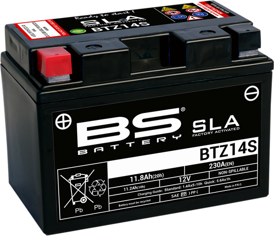 BS BATTERY Battery - BTZ14S (YTZ) 300638