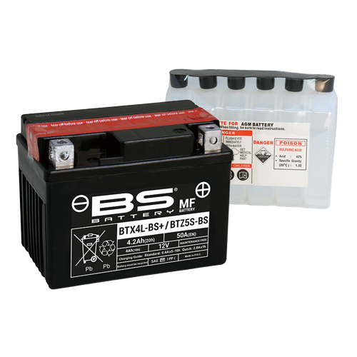 BS BATTERY Battery - BS BTZ5S-BS / BTX4L-BS (YTZ / YTX) 300617