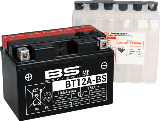 BS BATTERY Battery - BT12A-BS (YT) 300602