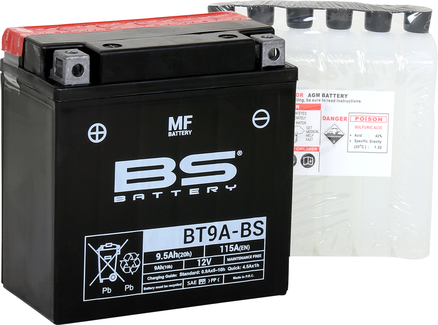 BS BATTERY Battery - BT9A-BS (YT) 300748